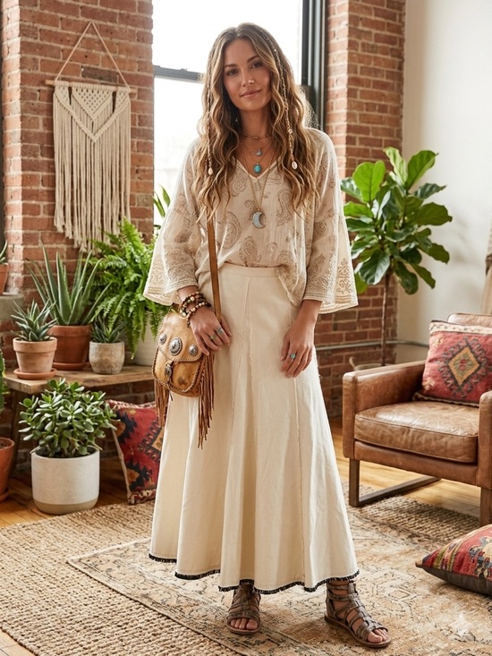 Massimo Dutti Dresses & Skirts - MASSIMO DUTTI Flounce Midi Denim Skirt With Contrasting Detail size US 6